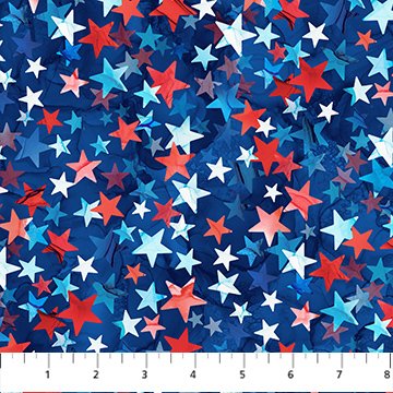 NC Patriot Multi Colored Stars