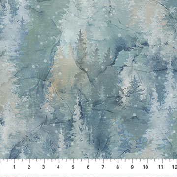 NC Highland View Trees Lt Blue