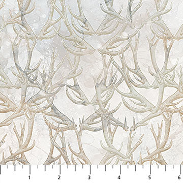 NC Highland View Antlers White Multi