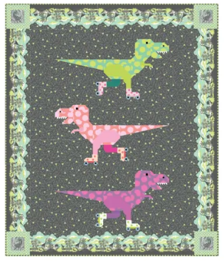 Dinorama Roar Quilt Kit