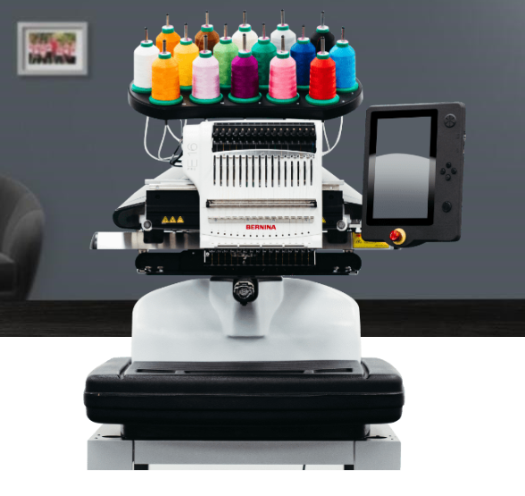 BERNINA E 16 - the first BERNINA multi-needle embroidery machine
