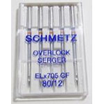 Schmetz Serger ELX Chrome Finish sz80/12 5-Pack