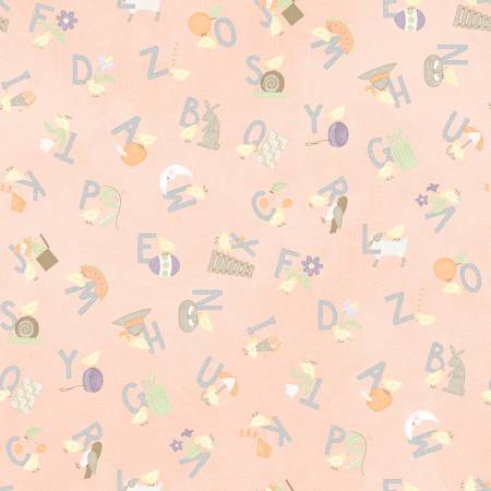 MY Peach Alphabet Tossed 10562-C