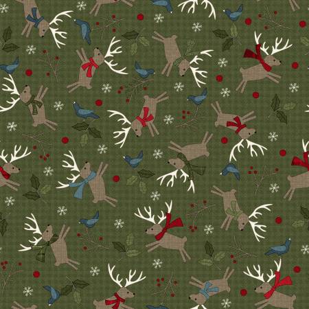 MY Green Deer Flannel