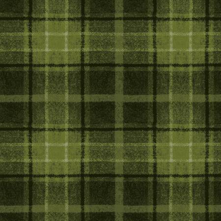 MY Green Big Plaid Flannel
