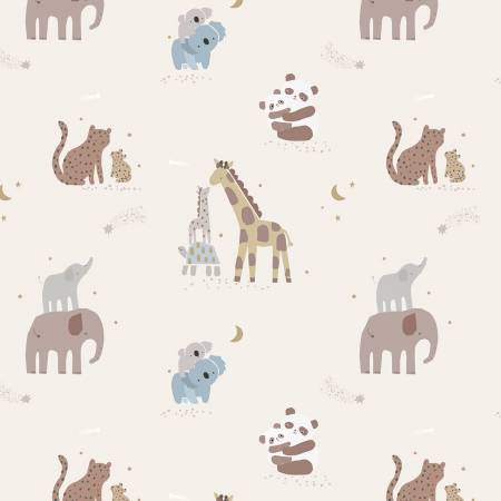 RB Flannel Safari Stargazing Boy Main Cream