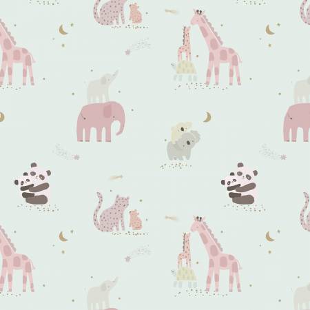 RB Flannel Safari Stargazing Girl Main Mist