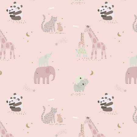 RB Flannel Safari Stargazing Girl Main Pink