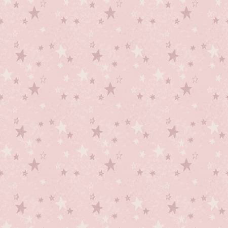 RB Flannel Safari Stargazing Girl Stars Pink