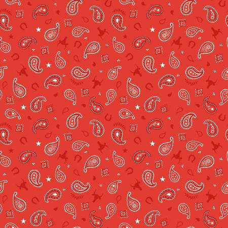 RB Flannel Lil Buckaroos Paisley Red