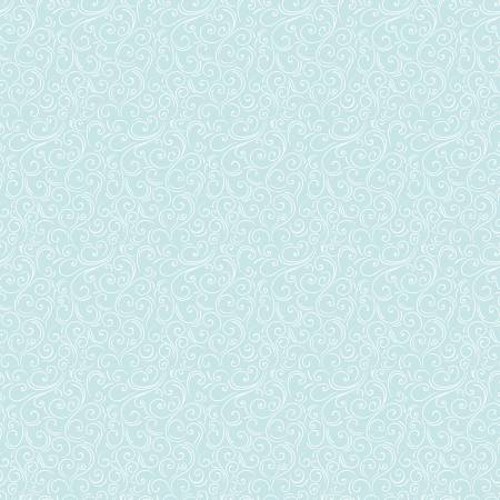 RB Flannel Winter Magic Swirls Aqua