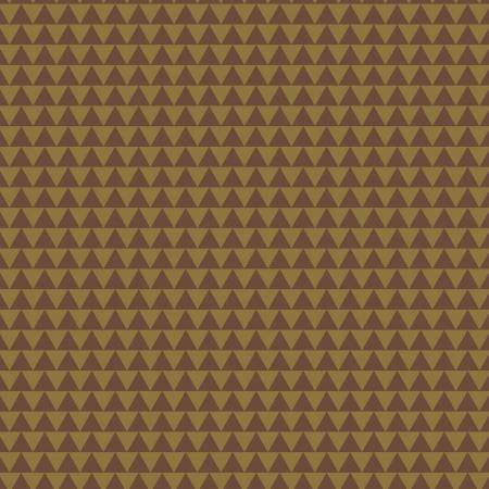 RB Flannel Into the Woods Triangles Brown