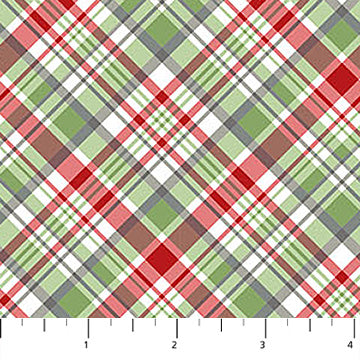 NC Plaid White Multi