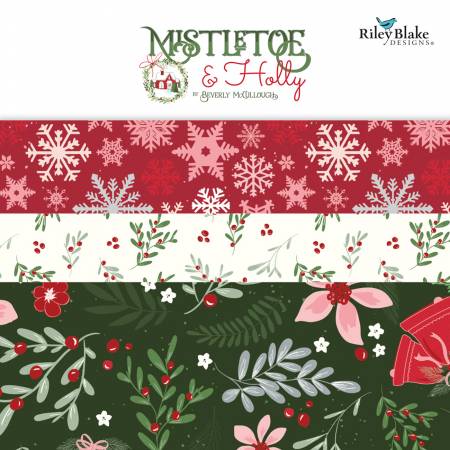 RB Mistletoe & Holly Fat Quarter Bundle