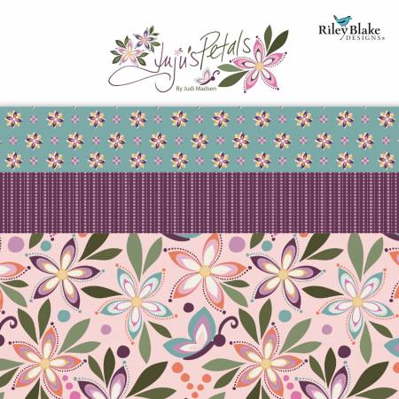 RB Juju's Petals Fat Quarter Bundle, 21 Pcs.