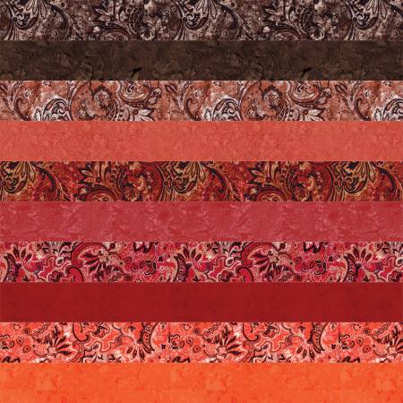 RB Batiks Bandana Fat Quarter Bundle B, 10 Pcs.