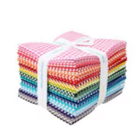 RB 1/8in Small Gingham Fat Quarter Bundle, 20pcs