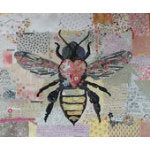 Honey Bee Collage Pattern Laura Heine