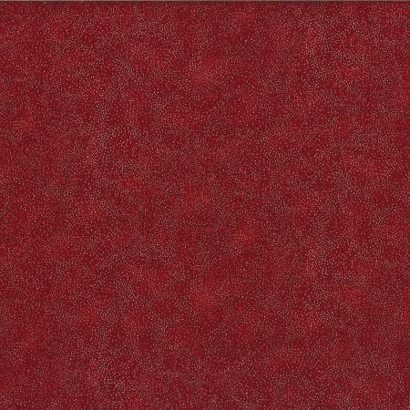 HO Scarlet Tiny Dots Metallic Christmas Batik