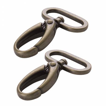 byAnnie Swivel Hook 1-1/2in Antique Brass Set of Two