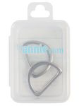 ByAnnie D Ring Flat 1 inch Nickel 2 pcs