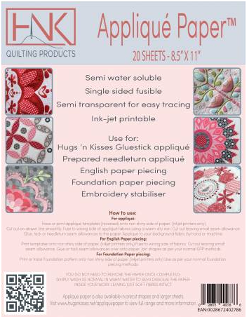 Applique Paper by Hugs'n Kisses