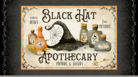PB Black Hat Apothecary Panel-Hocus Pocus