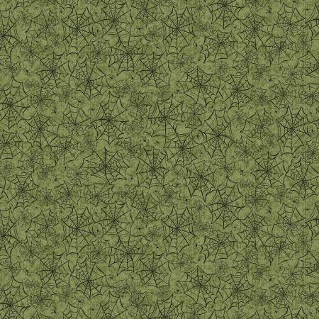 PB Allover Webs-Green-Hocus Pocus