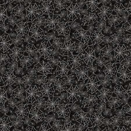 PB Allover Webs-Black-Hocus Pocus