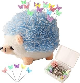 Hedgehog Wrist Pin Cushion-Blue