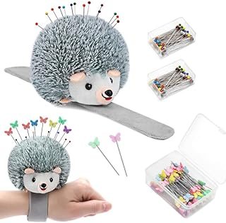 Hedgehog Wrist Pin Cushion - Gray
