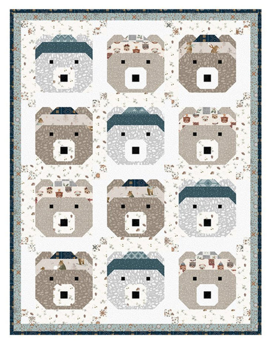 Baby Bear Quilt Kit 34" x 44"