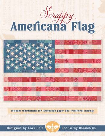 RB Scrappy Americana Flag Quilt Pattern ISE-294