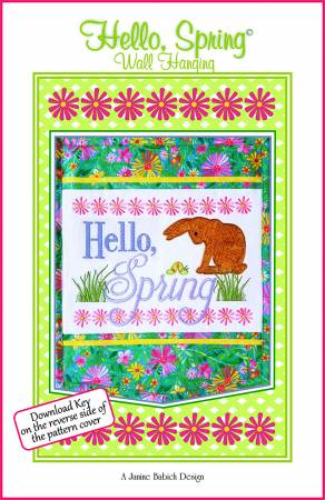 Hello Spring Wall Hanging-Janine Babich Designs