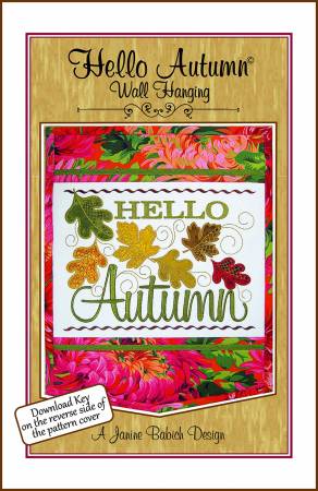 Hello Autumn Wall Hanging-Janine Babich Designs