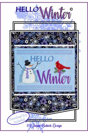 Hello Winter Wall Hanging-Janine Babich Designs
