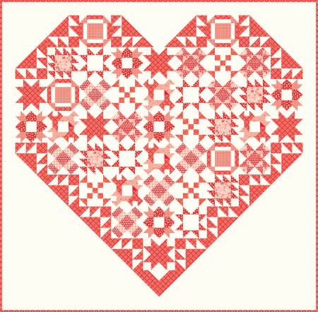 RB You & Me Endless Love Quilt Kit 15400