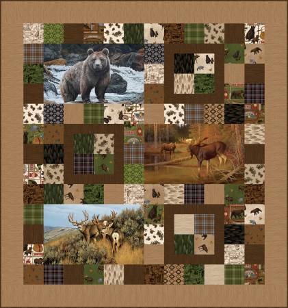 RB Majestic Animals Majestic Animals Panel Quilt Kit