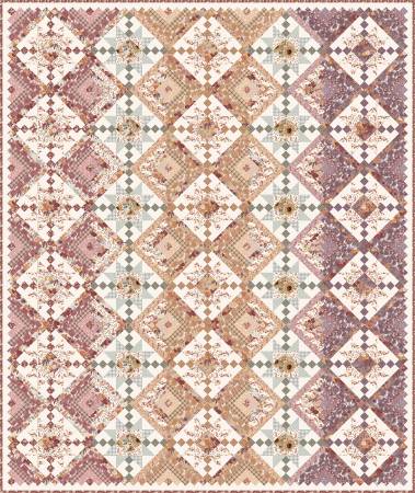 RB Evening on the Prairie Laura's Log Cabin Quilt Kit