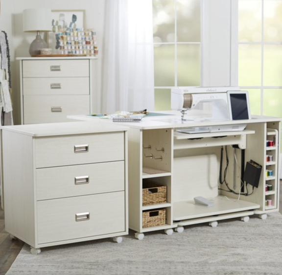 Koala Maker Center Sewing Cabinet + 3 Drawer Caddy