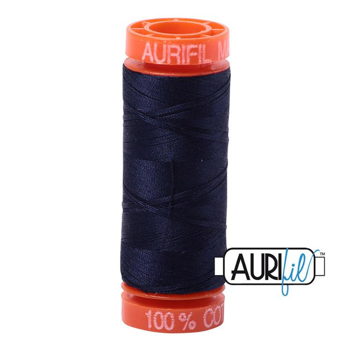 Aurifil Thread 50wt 200m 2785 Very Dark Navy