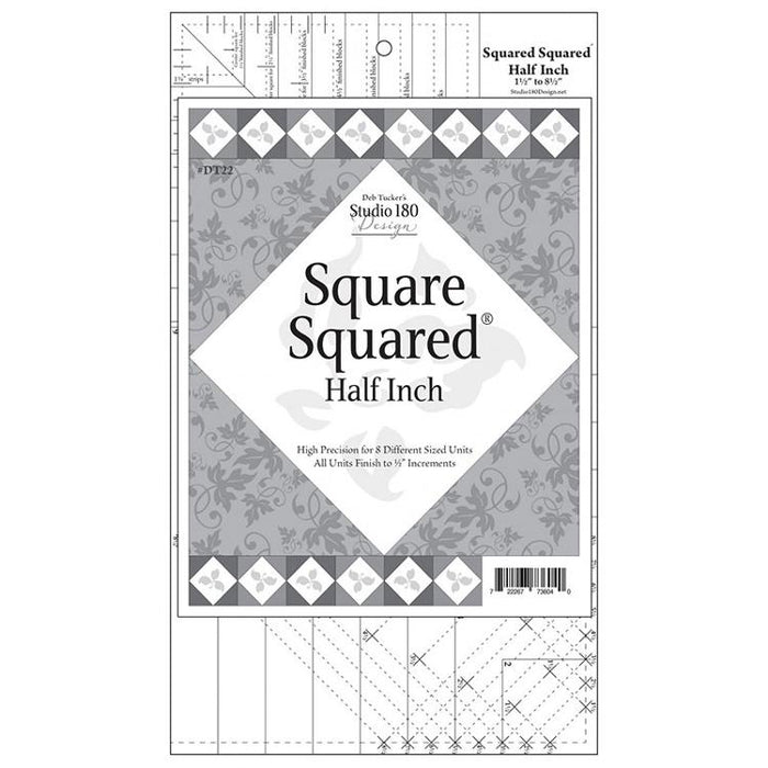 Deb Tucker's Square Squared Half Inch DT22