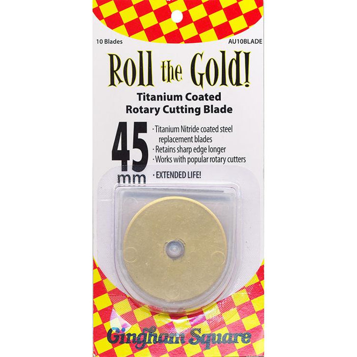 Roll the Gold Titanium Blades 45mm 10ct