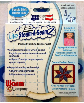 Lite Steam-A-Seam 2 Fusible Web 1/4