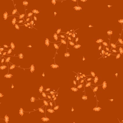 MY Harvest Rose Flannel-Little One Orange