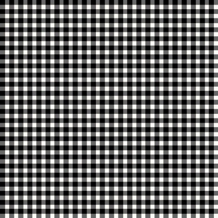 MY Harvest Rose Flannel-Gingham Black