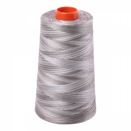 Aurifil Variegated 50wt 4670 Silver Fox