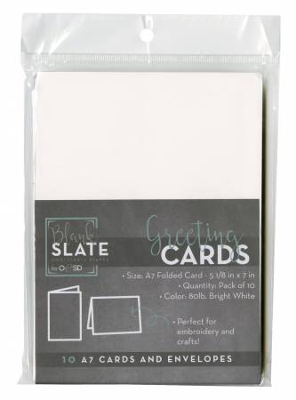 Blank Greeting Cards & Envelopes 5"X7" 10pk