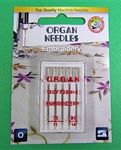 Needle Organ Embroidery Assorted Carded/5 Needles