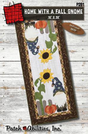 Patch Abilities Home With a Fall Gnome Table Runner